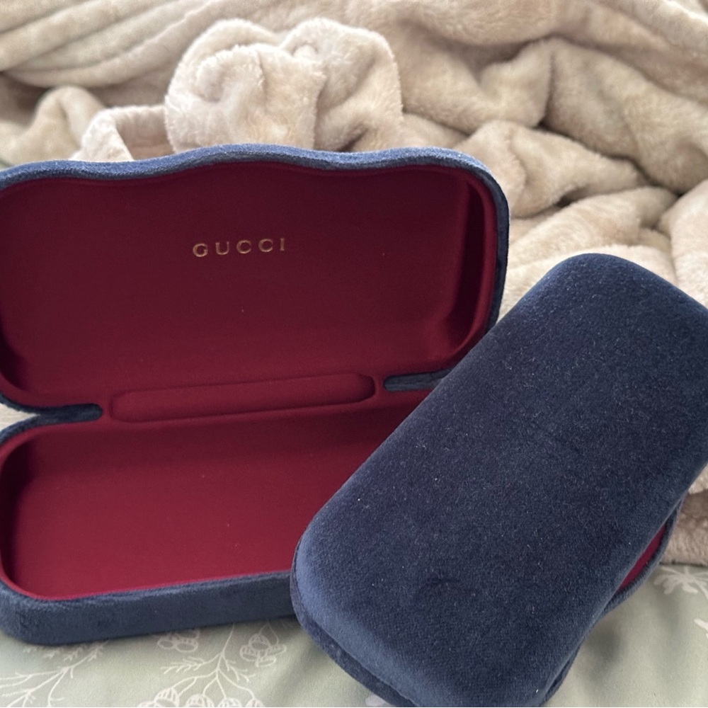2 Gucci Sunglass Case(s) oversized and regular size